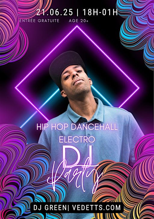 DJ GREEN Hip hop Dancehall électro - Samedi 21 juin | 122 Chem. des Sables