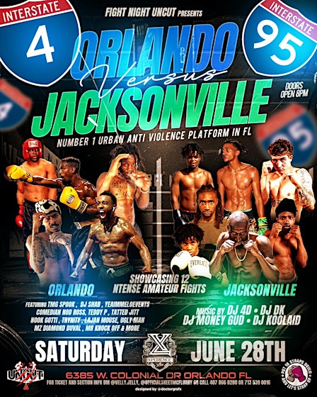 Orlando vs Jacksonville Fight night uncut | 6385 W Colonial Dr