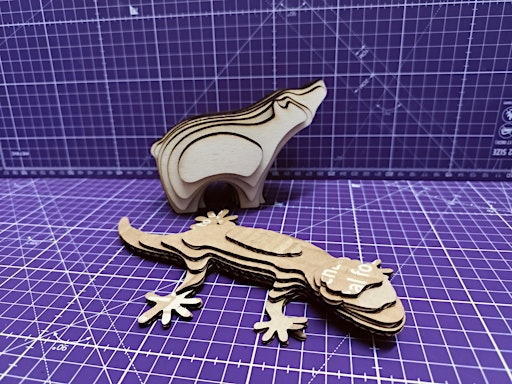 Laser Cutting Workshop: 3D Layered Wood Sculptures | Maidstone Community Support Centre