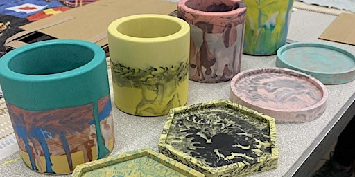 Teens Plant or Pen Pot Workshop- Jesmonite w/ Objectify for Young Arty Folk | Headingley Enterprise & Arts Centre