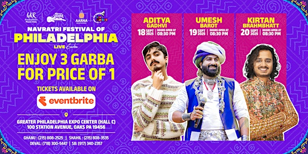 Navratri Festival at Philadelphia Expo Center 2025 (Live Garba) | The Greater Philadelphia Expo Center