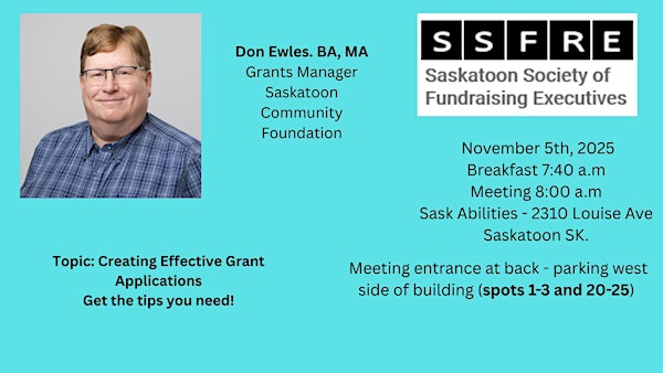 Creating Effective Grant Applications | SaskAbilities (Saskatchewan Abilities Council) 2310 Louise Ave