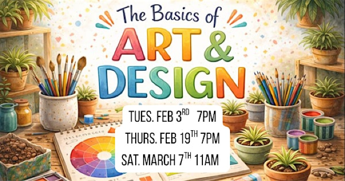 The Basics of Art and Design Foundations Workshop | 505 N Main St
