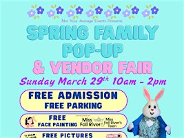 Spring Family Pop-Up & Vendor Fair  at The Liberal Club in Fall River Mass | The Liberal Club