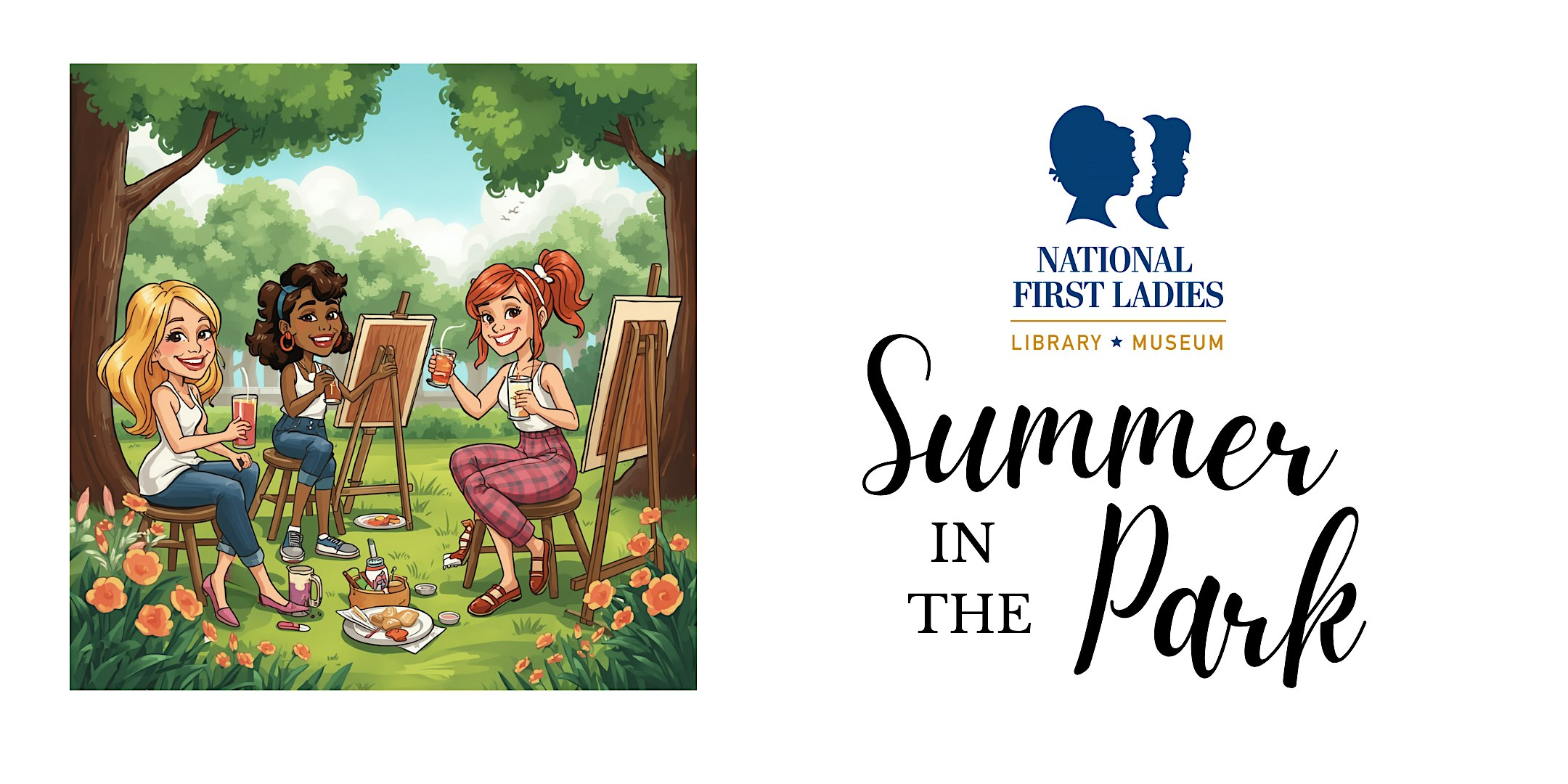 Brushes and Bubbly – Sip, Paint, and Create! | First Ladies National Historic Site