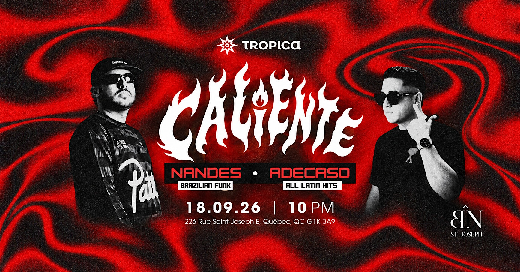 CALIENTE | brazilian funk & latin hits @ Tropica x BN | La Boîte de Nuit