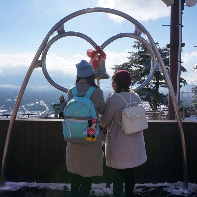 河口湖天上山公園❄️❄️
