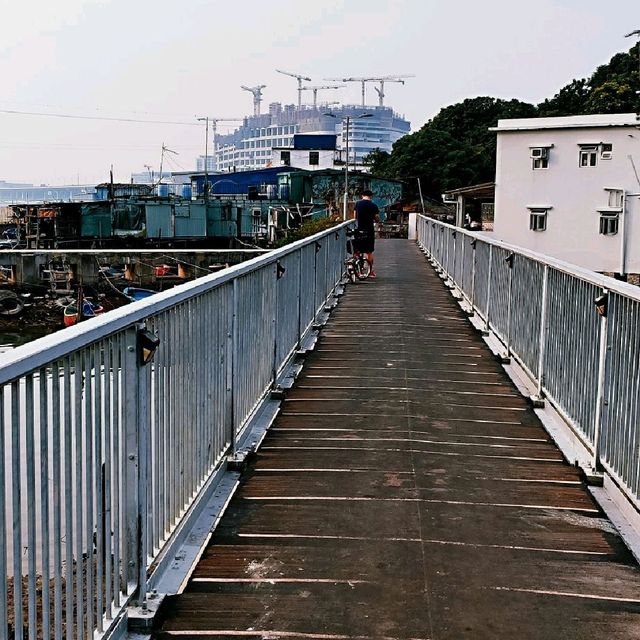 ✨東涌單車遊✨｜小白級親子單車遊路線＋ 遊漁村＆古蹟炮台＆侯王宮＆睇彈塗魚＋ 同場加映港式懷舊街市