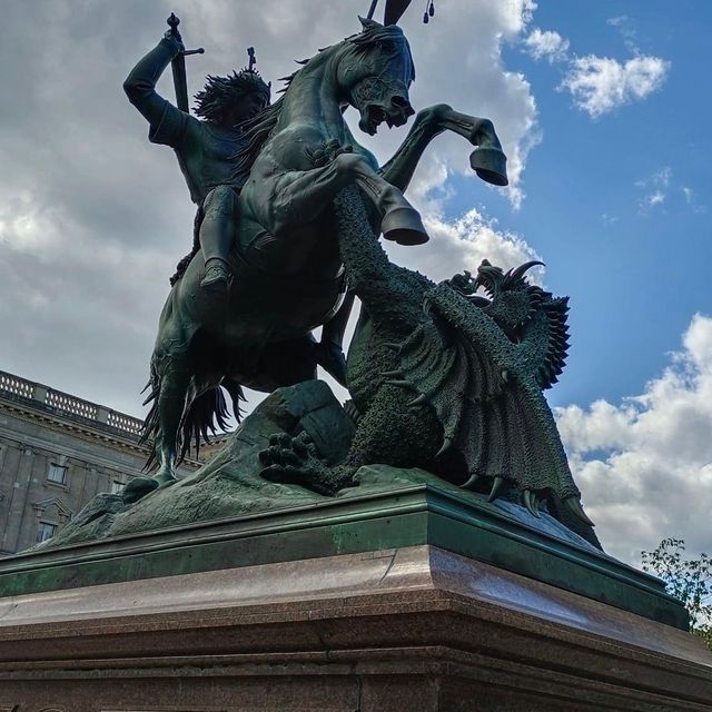 Walking through Brandenburg Gate 