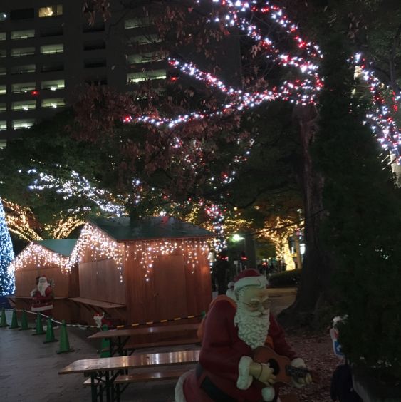 【天神中央公園】クリスマスイルミネーション