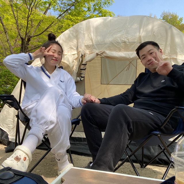#봄여행 은 역시 캠핑이지 #중랑캠핑숲
