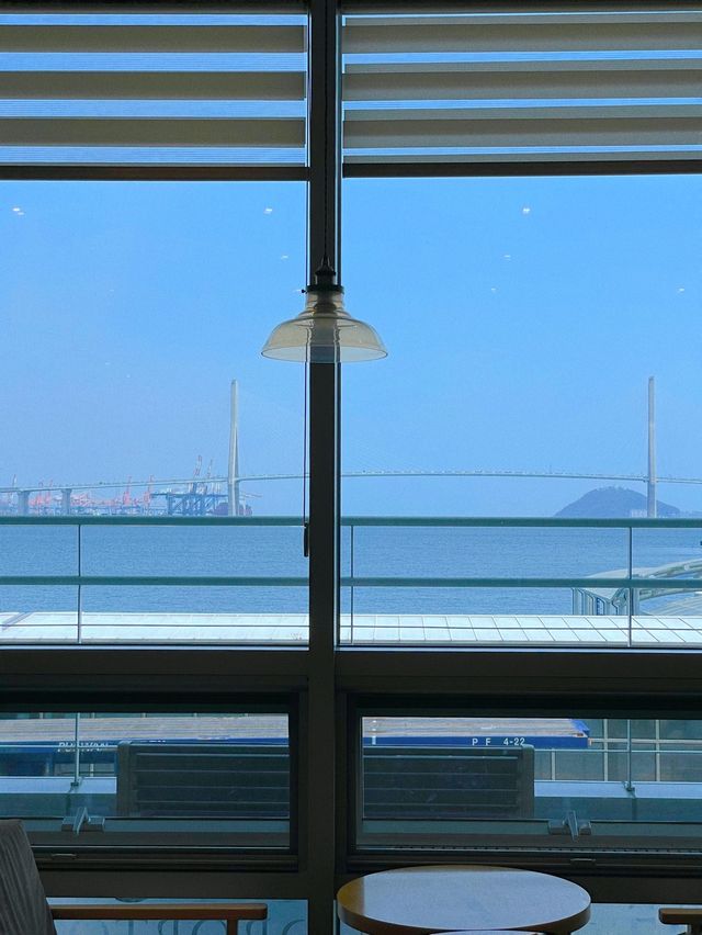 부산항 국제여객터미널 카페 DROP TOP ☕️