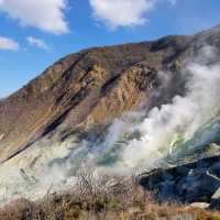 箱根景點:大涌谷-硫磺沸騰火山山谷