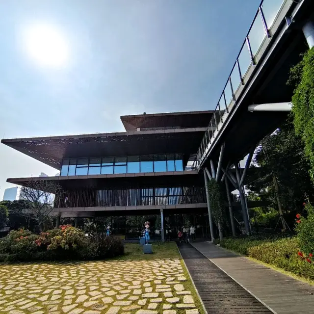 登樓望遠-香蜜公園兒童圖書館