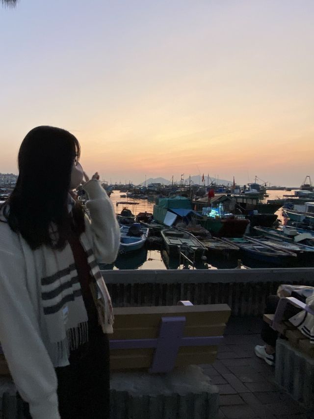 體驗長洲浪漫日落+海鮮之旅😋🌄