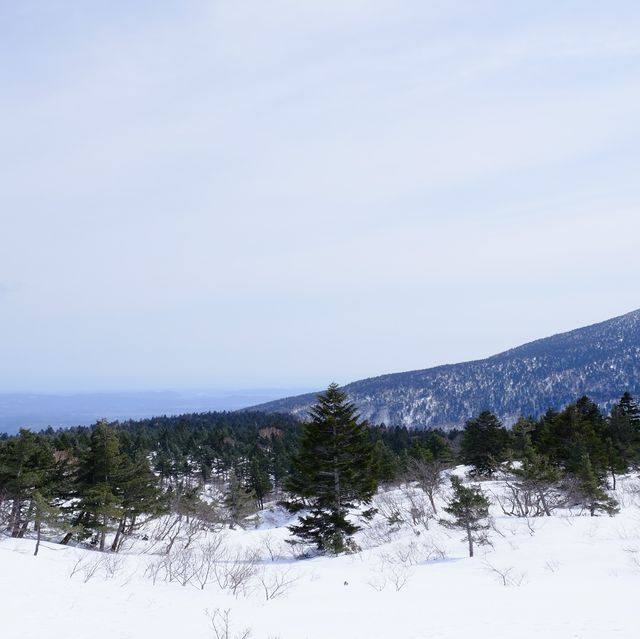 真冬の蔵王・刈田岳手前
