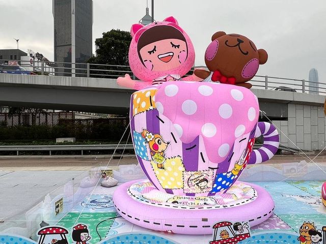 充氣Chocolate Rain裝置@灣仔海濱公園