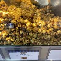 Enjoying Fresh Popcorn 