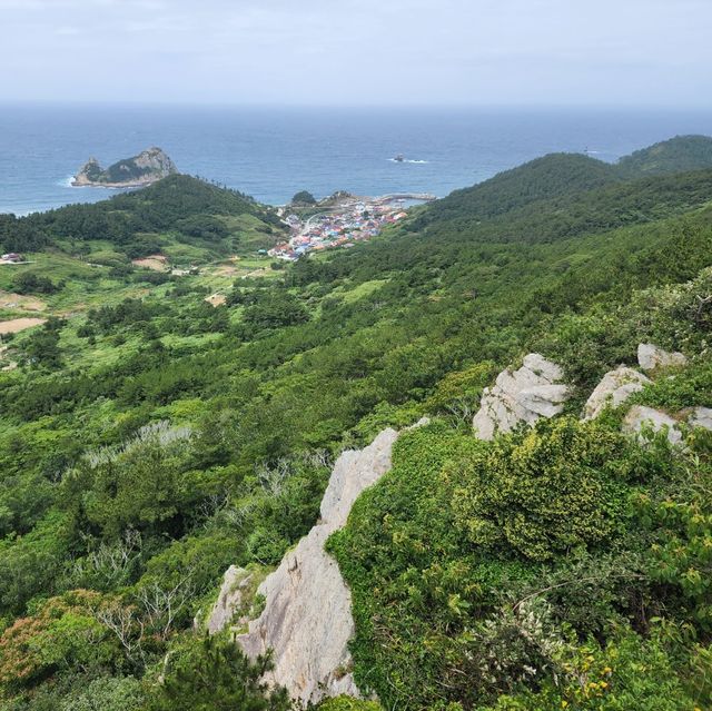 ⛰️ 바다와 하추자도 마을 전경을 바라보는, 돈대산 전망대