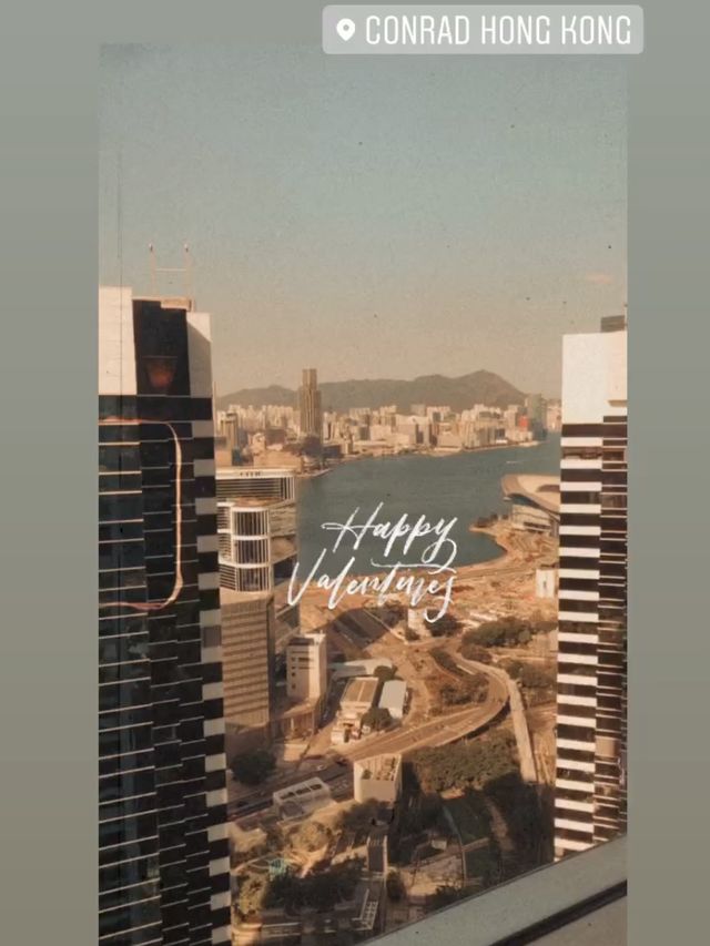 在港麗酒店的浪漫情人節夜