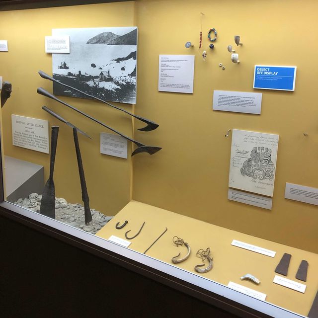 MĀORI DISPLAY AT MUSEUM