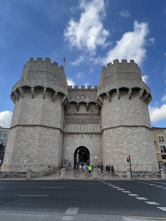 The gates to Valencia’s old city 