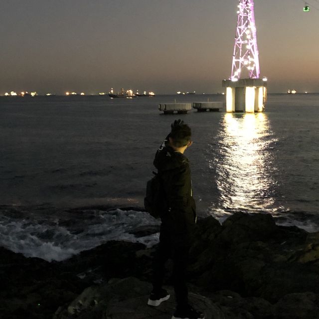 夜遊釜山🐢龜島探索神秘的傳說