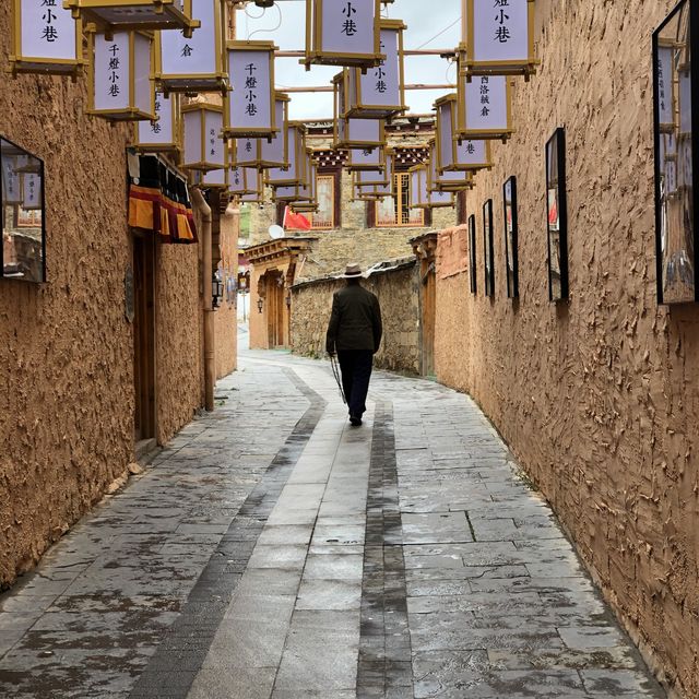 History Filled Tibetan Town in the Clouds ☁️ 