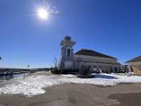 Bronte Heritage Waterfront Park in winter.