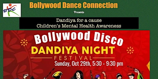 BOLLYWOOD DISCO DANDIYA NIGHT @Cupertino Oct 29th (Cupertino) | Quinlan Community Center