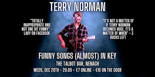 Terry Norman: Funny Songs (Almost) In Key - Nenagh | The Talbot Bar