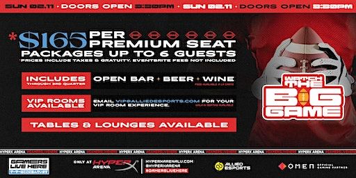 The Big Game Watch Party at HyperX Arena | HyperX Arena Las Vegas