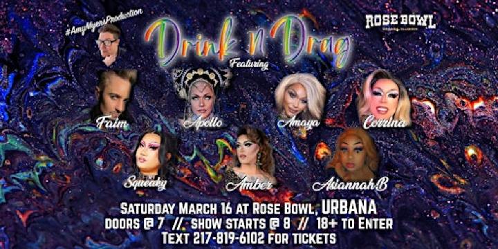 Drink N Drag at the Rose Bowl Tavern presented by Amy Myers Productions | The Rose Bowl Tavern