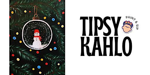 Tipsy Kahlo - Paint & Sip (20th December - Bottomless) CHRISTMAS BAUBLE | Corner Coffee