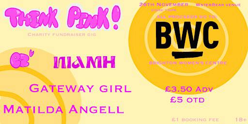 THINK PINK- A Celebration of Women in Music. | WaterBear Venue
