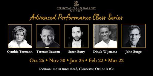 Advanced Performance Class March 2025 | Steinway Piano Gallery Ottawa