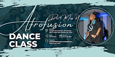 Afrofusion Dance Class | Triangle Dance Studios