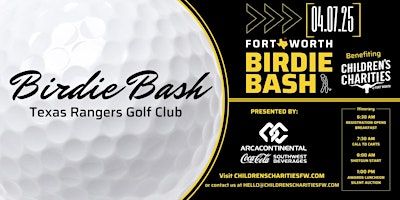 Birdie Bash 2025 | Texas Rangers Golf Club