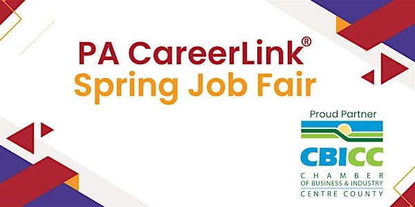 PA CareerLink® Centre County Spring Job Fair, in Partnership with CBICC | C3 Sports