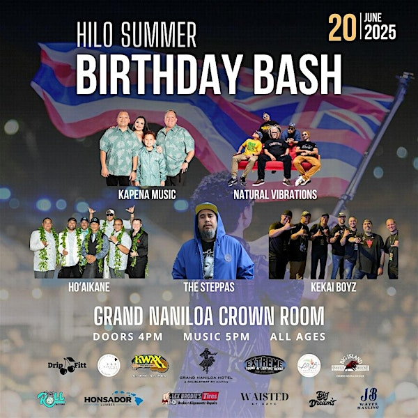 Hilo Summer Birthday Bash | Grand Naniloa Hotel Hilo - a DoubleTree by Hilton