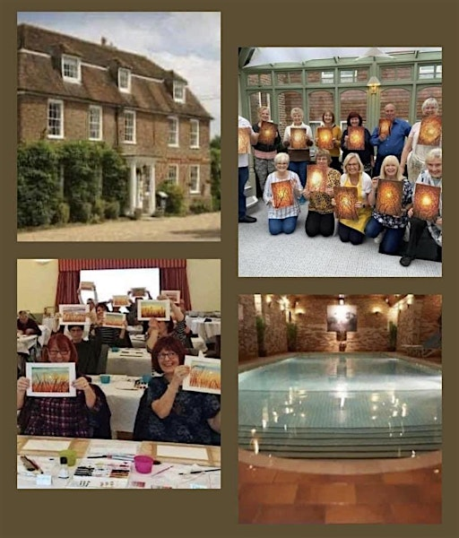 Paint & Spa watercolour day workshop | TN31 6YH
