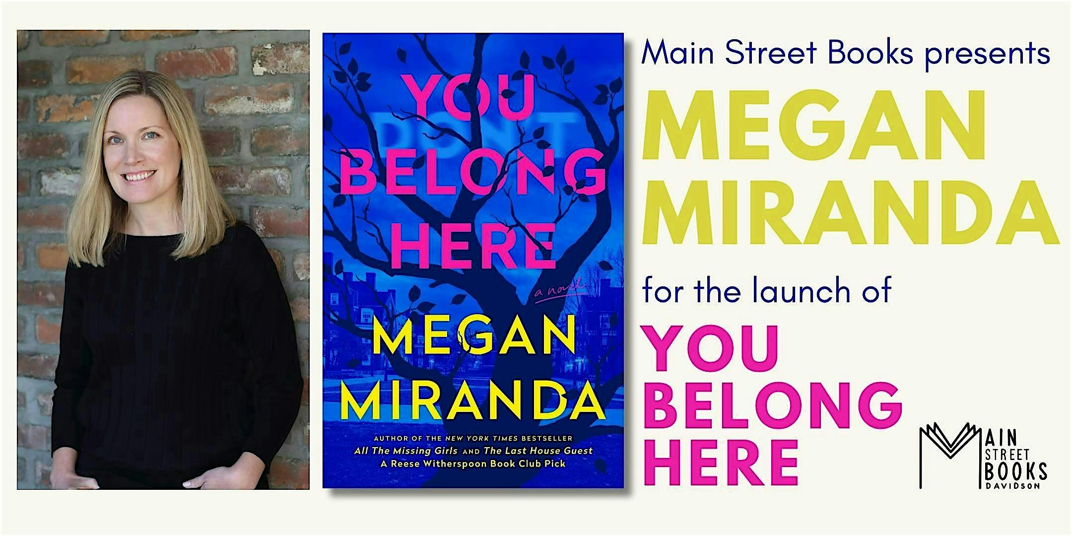 Megan Miranda: YOU BELONG HERE | The Town of Davidson Town Hall Auditorium