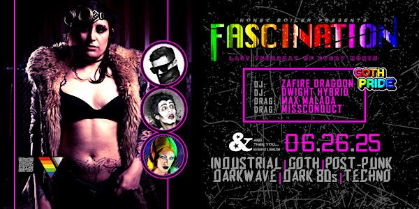 FASCINATION Dark DJ Nights - w/ DWIGHT HYBRID, ZAFIRE, MAX MALADA, MISSC. | &ThenYou