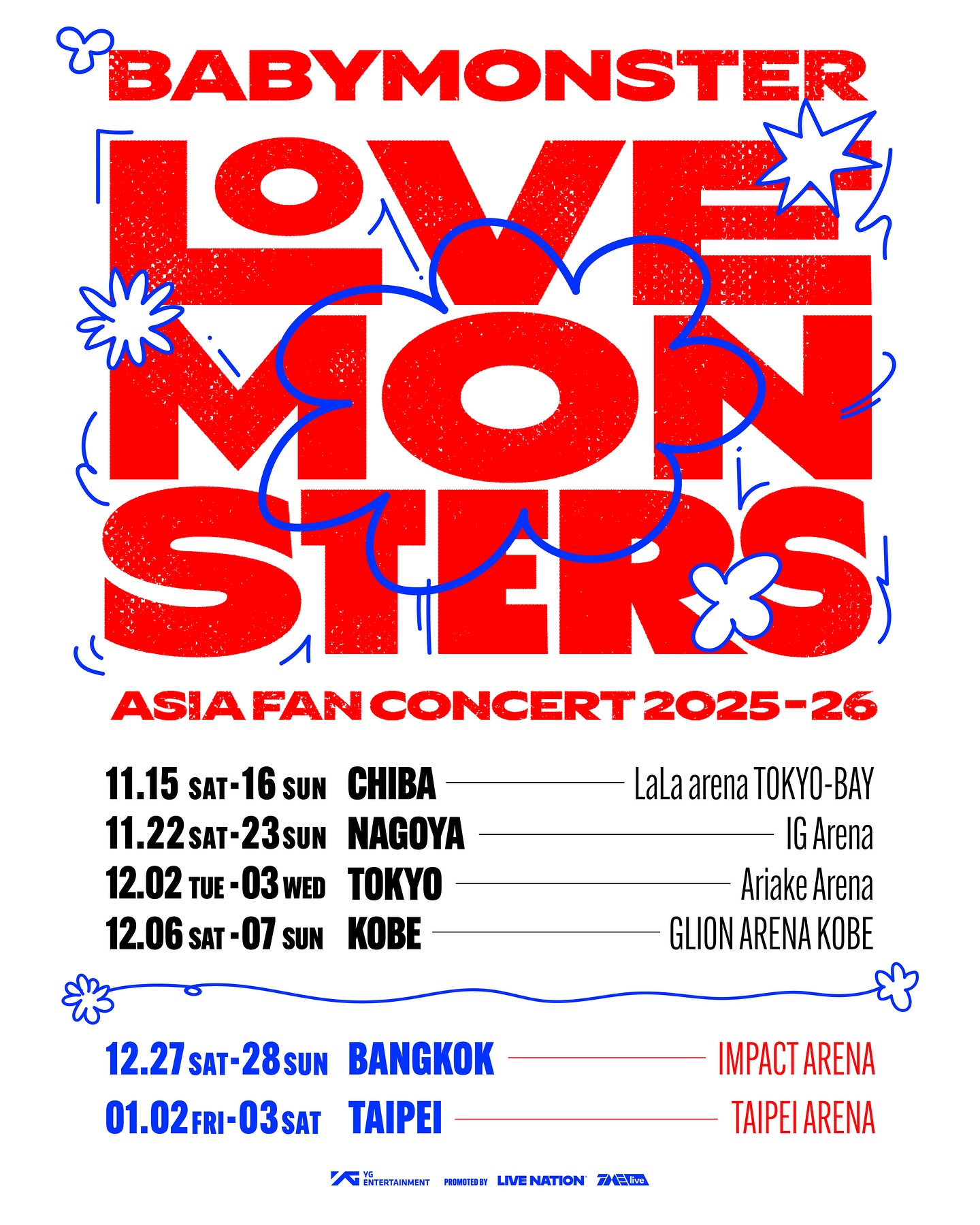 2025-2026 BABYMONSTER亞洲粉絲演唱會《LOVE MONSTERS》台北站 | BABYMONSTER “LOVE MONSTERS” ASIA FAN CONCERT 2025-26 IN TAIPEI | 台北小巨蛋