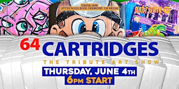 64 Cartridges - The Tribute Art Show | Cassa Jam