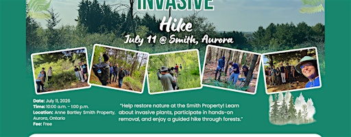 Invasive Guided Hike @Smith, Aurora | Anne Bartley Smith Property