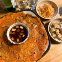 오산 빈대떡에 얼음 막걸리