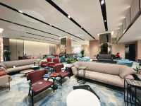 Travellers’ lounge outside Terminal 1