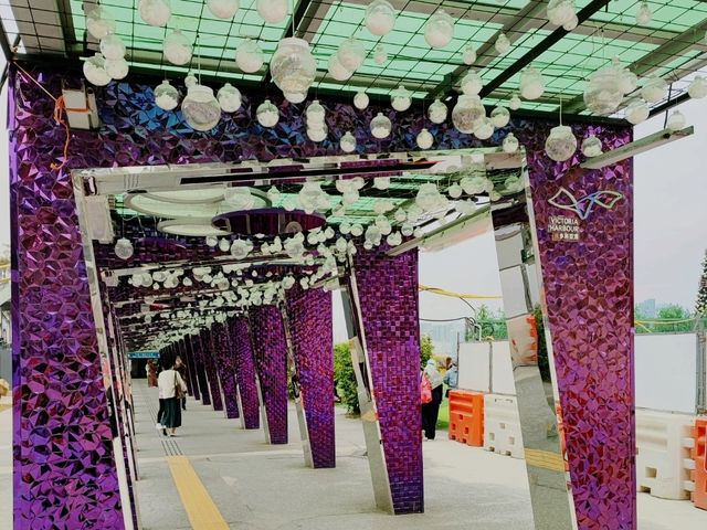 灣仔打卡好去處-灣仔臨時海濱花園
