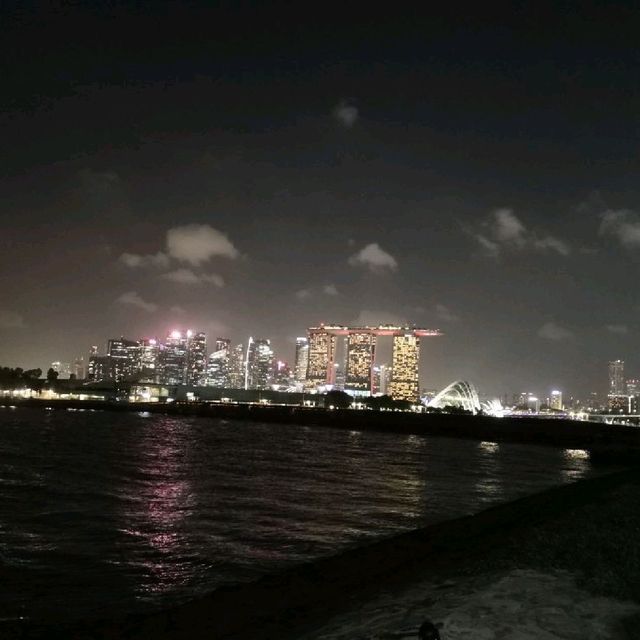 Singapore city skyline 